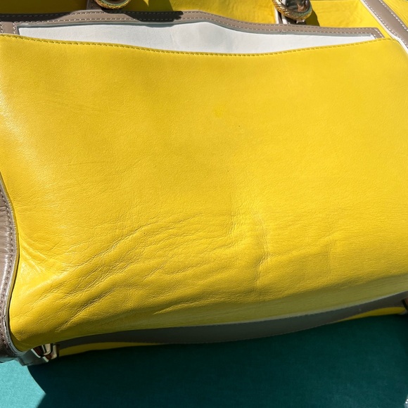Christian Louboutin Yellow Leather Tote Bag - Picture 13 of 13